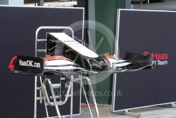 World © Octane Photographic Ltd. Formula 1 – F1 Australian Grand Prix. Haas F1 Team VF20 front wing. Melbourne, Australia. Wednesday 11th March 2020.