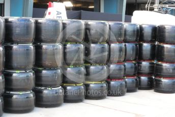 World © Octane Photographic Ltd. Formula 1 – F1 Australian Grand Prix. ROKiT Williams Racing FW 43 tyres. Melbourne, Australia. Wednesday 11th March 2020.