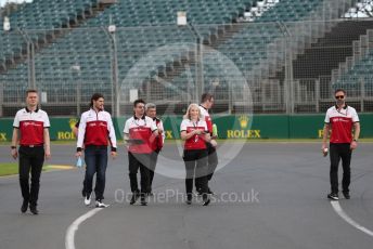 World © Octane Photographic Ltd. Formula 1 – F1 Australian Grand Prix - Track Walk. Alfa Romeo Racing Orlen C39 – Antonio Giovinazzi. Melbourne, Australia. Wednesday 11th March 2020.