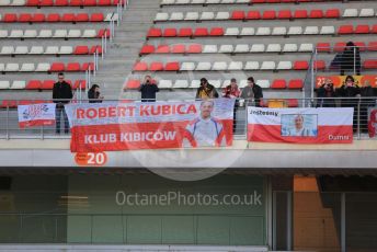 World © Octane Photographic Ltd. Formula 1 – F1 Pre-season Test 1 - Day 1. Robert Kubica fans. Circuit de Barcelona-Catalunya, Spain. Wednesday 19th February 2020