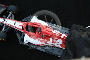 World © Octane Photographic Ltd. Formula 1 – F1 Pre-season Test 1 - Day 1. Alfa Romeo Racing Orlen C39 launch. Circuit de Barcelona-Catalunya, Spain. Wednesday 19th February 2020