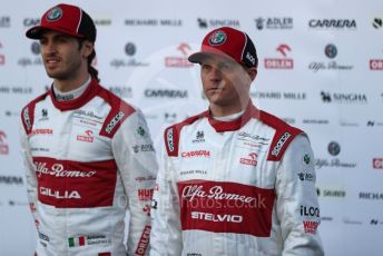 World © Octane Photographic Ltd. Formula 1 – F1 Pre-season Test 1 - Day 1. Alfa Romeo Racing Orlen, Antonio Giovinazzi and Kimi Raikkonen. Circuit de Barcelona-Catalunya, Spain. Wednesday 19th February 2020.