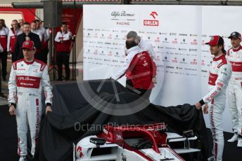 World © Octane Photographic Ltd. Formula 1 – F1 Pre-season Test 1 - Day 1. Alfa Romeo Racing Orlen C39 – Kimi Raikkonen and Antonio Giovinazzi. . Circuit de Barcelona-Catalunya, Spain. Wednesday 19th February 2020.