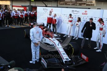 World © Octane Photographic Ltd. Formula 1 – F1 Pre-season Test 1 - Day 1. Alfa Romeo Racing Orlen C39 – Kimi Raikkonen and Antonio Giovinazzi. . Circuit de Barcelona-Catalunya, Spain. Wednesday 19th February 2020.