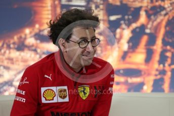 World © Octane Photographic Ltd. Formula 1 – F1 Pre-season Test 2 - Day 1 - Press Conference 2. Mattia Binotto – Team Principal of Scuderia Ferrari. Circuit de Barcelona-Catalunya, Spain. Wednesday 26th February 2020.