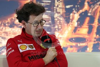 World © Octane Photographic Ltd. Formula 1 – F1 Pre-season Test 2 - Day 1 - Press Conference 2. Mattia Binotto – Team Principal of Scuderia Ferrari. Circuit de Barcelona-Catalunya, Spain. Wednesday 26th February 2020.