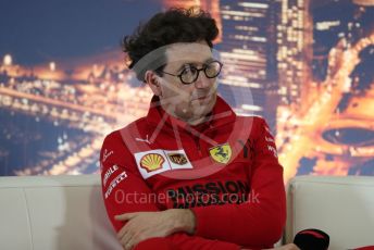 World © Octane Photographic Ltd. Formula 1 – F1 Pre-season Test 2 - Day 1 - Press Conference 2. Mattia Binotto – Team Principal of Scuderia Ferrari. Circuit de Barcelona-Catalunya, Spain. Wednesday 26th February 2020.