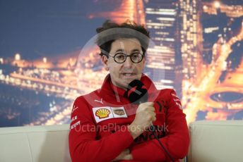World © Octane Photographic Ltd. Formula 1 – F1 Pre-season Test 2 - Day 1 - Press Conference 2. Mattia Binotto – Team Principal of Scuderia Ferrari. Circuit de Barcelona-Catalunya, Spain. Wednesday 26th February 2020.