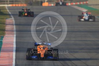 World © Octane Photographic Ltd. Formula 1 – F1 Pre-season Test 1 - Day 3. McLaren MCL35 – Carlos Sainz. Circuit de Barcelona-Catalunya, Spain. Friday 21st February 2020.