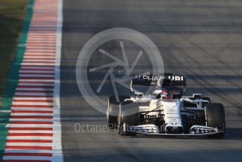 World © Octane Photographic Ltd. Formula 1 – F1 Pre-season Test 1 - Day 3. Scuderia AlphaTauri Honda AT01 – Daniil Kvyat. Circuit de Barcelona-Catalunya, Spain. Friday 21st February 2020.