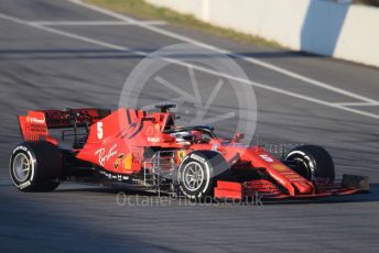 World © Octane Photographic Ltd. Formula 1 – F1 Pre-season Test 1 - Day 3. Scuderia Ferrari SF1000 – Sebastian Vettel. Circuit de Barcelona-Catalunya, Spain. Friday 21st February 2020.