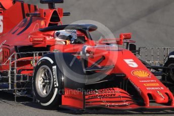 World © Octane Photographic Ltd. Formula 1 – F1 Pre-season Test 1 - Day 3. Scuderia Ferrari SF1000 – Sebastian Vettel. Circuit de Barcelona-Catalunya, Spain. Friday 21st February 2020.