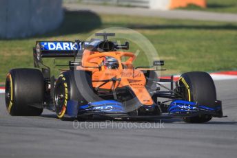 World © Octane Photographic Ltd. Formula 1 – F1 Pre-season Test 1 - Day 3. McLaren MCL35 – Carlos Sainz. Circuit de Barcelona-Catalunya, Spain. Friday 21st February 2020.
