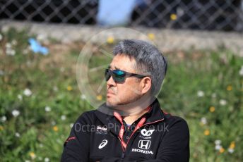 World © Octane Photographic Ltd. Formula 1 – F1 Pre-season Test 1 - Day 3. Masashi Yamamoto - General Manager of Honda’s motorsport division. Circuit de Barcelona-Catalunya, Spain. Friday 21st February 2020.