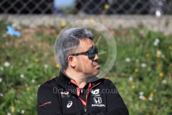 World © Octane Photographic Ltd. Formula 1 – F1 Pre-season Test 1 - Day 3. Masashi Yamamoto - General Manager of Honda’s motorsport division. Circuit de Barcelona-Catalunya, Spain. Friday 21st February 2020.