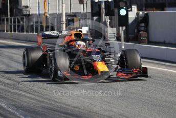 World © Octane Photographic Ltd. Formula 1 – F1 Pre-season Test 1 - Day 3. Aston Martin Red Bull Racing RB16 – Max Verstappen. Circuit de Barcelona-Catalunya, Spain. Friday 21st February 2020.