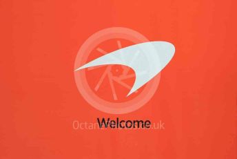 World © Octane Photographic Ltd. Formula 1 – F1 Pre-season Test 1 - Day 3. McLaren garage entry. Circuit de Barcelona-Catalunya, Spain. Friday 21st February 2020.