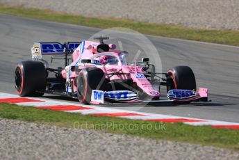 World © Octane Photographic Ltd. Formula 1 – F1 Pre-season Test 1 - Day 3. BWT Racing Point F1 Team RP20 – Lance Stroll. Circuit de Barcelona-Catalunya, Spain. Friday 21st February 2020.