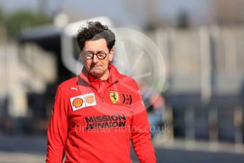 World © Octane Photographic Ltd. Formula 1 – F1 Pre-season Test 1 - Day 3. Mattia Binotto – Team Principal of Scuderia Ferrari. Circuit de Barcelona-Catalunya, Spain. Friday 21st February 2020.