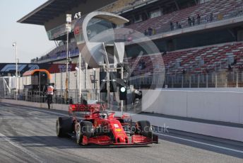 World © Octane Photographic Ltd. Formula 1 – F1 Pre-season Test 1 - Day 3. Scuderia Ferrari SF1000 – Sebastian Vettel. Circuit de Barcelona-Catalunya, Spain. Friday 21st February 2020.