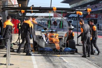 World © Octane Photographic Ltd. Formula 1 – F1 Pre-season Test 1 - Day 3. McLaren MCL35 – Carlos Sainz. Circuit de Barcelona-Catalunya, Spain. Friday 21st February 2020.
