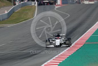 World © Octane Photographic Ltd. Formula 1 – F1 Pre-season Test 1 - Day 3. Scuderia AlphaTauri Honda AT01 – Pierre Gasly. Circuit de Barcelona-Catalunya, Spain. Friday 21st February 2020.