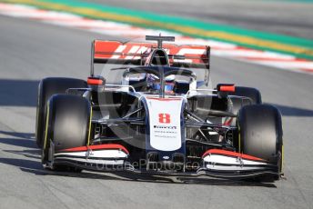 World © Octane Photographic Ltd. Formula 1 – F1 Pre-season Test 2 - Day 1. Haas F1 Team VF20 – Romain Grosjean. Circuit de Barcelona-Catalunya, Spain. Wednesday 26th February 2020.