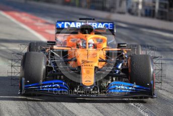 World © Octane Photographic Ltd. Formula 1 – F1 Pre-season Test 2 - Day 1. McLaren MCL35 – Carlos Sainz. Circuit de Barcelona-Catalunya, Spain. Wednesday 26th February 2020.
