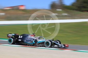 World © Octane Photographic Ltd. Formula 1 – F1 Pre-season Test 2 - Day 1. Mercedes AMG Petronas F1 W11 EQ Performance - Lewis Hamilton. Circuit de Barcelona-Catalunya, Spain. Wednesday 26th February 2020.