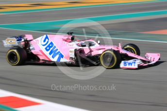 World © Octane Photographic Ltd. Formula 1 – F1 Pre-season Test 2 - Day 1. BWT Racing Point F1 Team RP20 - Sergio Perez. Circuit de Barcelona-Catalunya, Spain. Wednesday 26th February 2020.