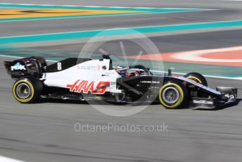 World © Octane Photographic Ltd. Formula 1 – F1 Pre-season Test 2 - Day 1. Haas F1 Team VF20 – Romain Grosjean. Circuit de Barcelona-Catalunya, Spain. Wednesday 26th February 2020.