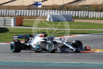 World © Octane Photographic Ltd. Formula 1 – F1 Pre-season Test 2 - Day 1. Mercedes AMG Petronas F1 W11 EQ Performance - Valtteri Bottas. Circuit de Barcelona-Catalunya, Spain. Wednesday 26th February 2020.