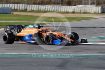 World © Octane Photographic Ltd. Formula 1 – F1 Pre-season Test 2 - Day 1. McLaren MCL35 – Lando Norris. Circuit de Barcelona-Catalunya, Spain. Wednesday 26th February 2020.