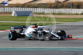 World © Octane Photographic Ltd. Formula 1 – F1 Pre-season Test 2 - Day 1. Mercedes AMG Petronas F1 W11 EQ Performance - Valtteri Bottas. Circuit de Barcelona-Catalunya, Spain. Wednesday 26th February 2020.