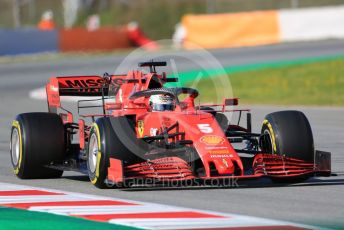 World © Octane Photographic Ltd. Formula 1 – F1 Pre-season Test 2 - Day 1. Scuderia Ferrari SF1000 – Sebastian Vettel. Circuit de Barcelona-Catalunya, Spain. Wednesday 26th February 2020.