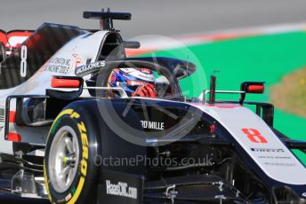 World © Octane Photographic Ltd. Formula 1 – F1 Pre-season Test 2 - Day 1. Haas F1 Team VF20 – Romain Grosjean. Circuit de Barcelona-Catalunya, Spain. Wednesday 26th February 2020.