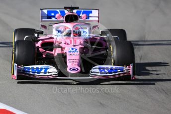 World © Octane Photographic Ltd. Formula 1 – F1 Pre-season Test 2 - Day 1. BWT Racing Point F1 Team RP20 - Sergio Perez. Circuit de Barcelona-Catalunya, Spain. Wednesday 26th February 2020.