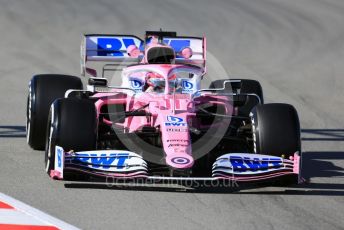 World © Octane Photographic Ltd. Formula 1 – F1 Pre-season Test 2 - Day 1. BWT Racing Point F1 Team RP20 - Sergio Perez. Circuit de Barcelona-Catalunya, Spain. Wednesday 26th February 2020.