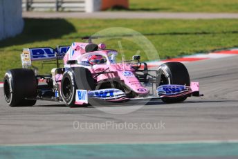 World © Octane Photographic Ltd. Formula 1 – F1 Pre-season Test 2 - Day 1. BWT Racing Point F1 Team RP20 - Sergio Perez. Circuit de Barcelona-Catalunya, Spain. Wednesday 26th February 2020.
