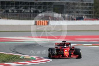 World © Octane Photographic Ltd. Formula 1 – F1 Pre-season Test 2 - Day 1. Scuderia Ferrari SF1000 – Sebastian Vettel. Circuit de Barcelona-Catalunya, Spain. Wednesday 26th February 2020.