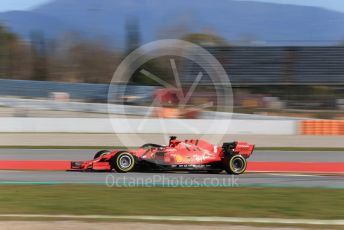 World © Octane Photographic Ltd. Formula 1 – F1 Pre-season Test 2 - Day 1. Scuderia Ferrari SF1000 – Sebastian Vettel. Circuit de Barcelona-Catalunya, Spain. Wednesday 26th February 2020.