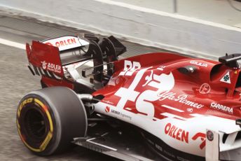 World © Octane Photographic Ltd. Formula 1 – F1 Pre-season Test 2 - Day 2. damaged Alfa Romeo Racing Orlen C39 – Antonio Giovinazzi. Circuit de Barcelona-Catalunya, Spain. Thursday 27th February 2020.