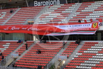 World © Octane Photographic Ltd. Formula 1 – F1 Pre-season Test 2 - Day 2. Scuderia Ferrari Fans. Circuit de Barcelona-Catalunya, Spain. Thursday 27th February 2020.