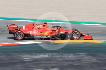 World © Octane Photographic Ltd. Formula 1 – F1 Pre-season Test 2 - Day 2. Scuderia Ferrari SF1000 – Sebastian Vettel. Circuit de Barcelona-Catalunya, Spain. Thursday 27th February 2020.