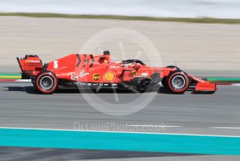 World © Octane Photographic Ltd. Formula 1 – F1 Pre-season Test 2 - Day 2. Scuderia Ferrari SF1000 – Sebastian Vettel. Circuit de Barcelona-Catalunya, Spain. Thursday 27th February 2020.