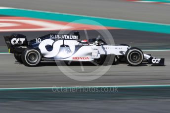 World © Octane Photographic Ltd. Formula 1 – F1 Pre-season Test 2 - Day 2. Scuderia AlphaTauri Honda AT01 – Pierre Gasly. Circuit de Barcelona-Catalunya, Spain. Thursday 27th February 2020.