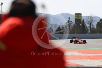 World © Octane Photographic Ltd. Formula 1 – F1 Pre-season Test 2 - Day 2. Marc Gene watching Sebastian Vettel. Circuit de Barcelona-Catalunya, Spain. Thursday 27th February 2020.
