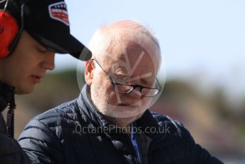 World © Octane Photographic Ltd. Formula 1 – F1 Pre-season Test 2 - Day 2. Norbert Vettel and Fabian Vettel. Circuit de Barcelona-Catalunya, Spain. Thursday 27th February 2020.