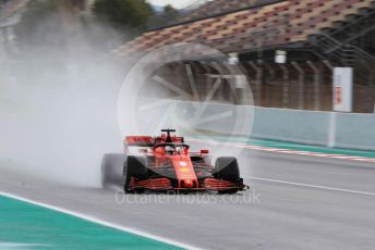 World © Octane Photographic Ltd. Formula 1 – F1 Pre-season Test 2 - Day 2. Scuderia Ferrari SF1000 – Sebastian Vettel. Circuit de Barcelona-Catalunya, Spain. Thursday 27th February 2020.