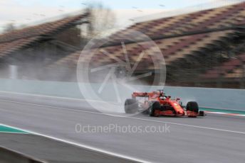 World © Octane Photographic Ltd. Formula 1 – F1 Pre-season Test 2 - Day 2. Scuderia Ferrari SF1000 – Sebastian Vettel. Circuit de Barcelona-Catalunya, Spain. Thursday 27th February 2020.